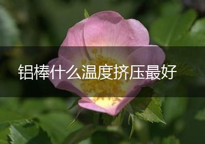 铝棒什么温度挤压最好