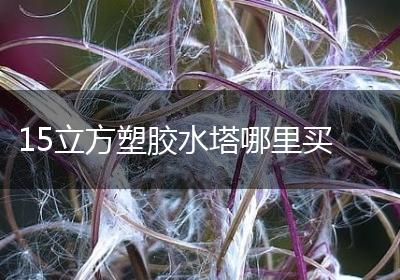 15立方塑胶水塔哪里买
