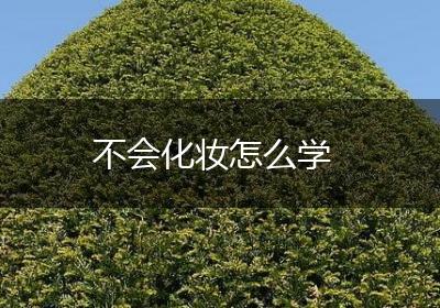不会化妆怎么学