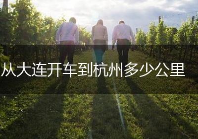 从大连开车到杭州多少公里