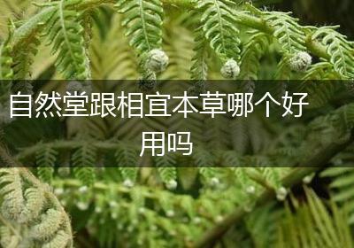 自然堂跟相宜本草哪个好用吗