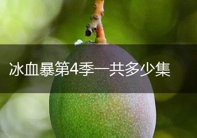 冰血暴第4季一共多少集