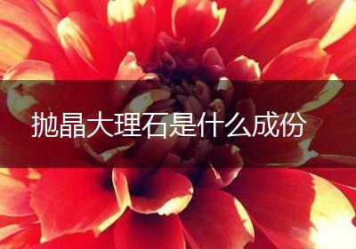 抛晶大理石是什么成份