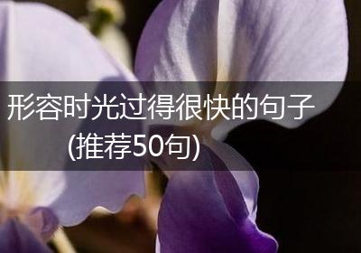 形容时光过得很快的句子(推荐50句)