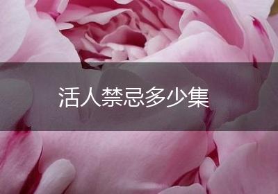 活人禁忌多少集
