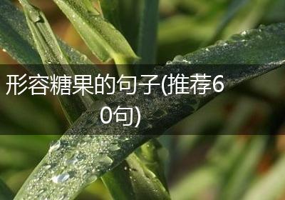 形容糖果的句子(推荐60句)