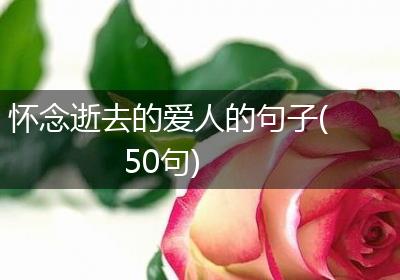 怀念逝去的爱人的句子(50句)