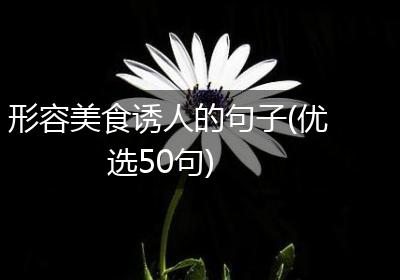 形容美食诱人的句子(优选50句)