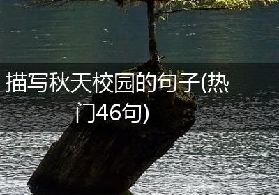 描写秋天校园的句子(热门46句)