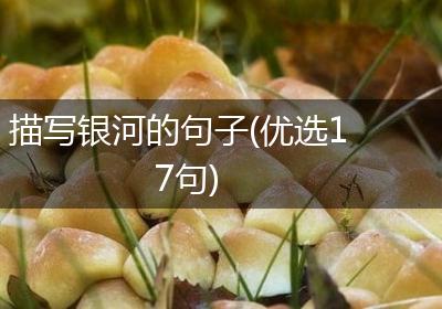 描写银河的句子(优选17句)