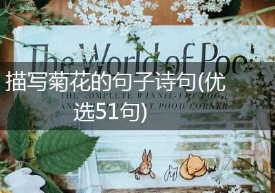 描写菊花的句子诗句(优选51句)