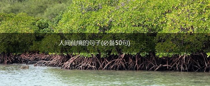 人间仙境的句子(必备50句),第1张