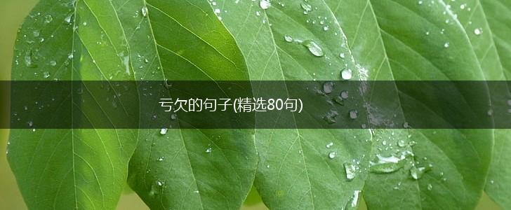 亏欠的句子(精选80句),第1张