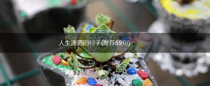 人生潇洒的句子(推荐69句),第1张