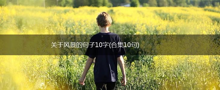 关于风景的句子10字(合集10句),第1张