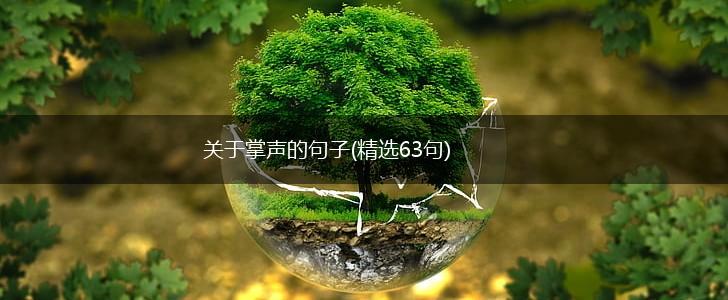 关于掌声的句子(精选63句),第1张