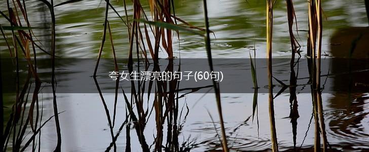 夸女生漂亮的句子(60句),第1张