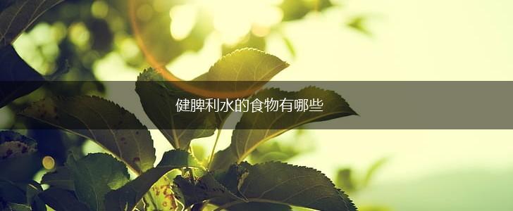 健脾利水的食物有哪些,第1张