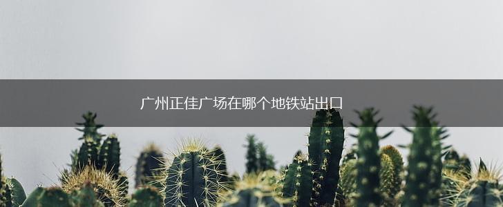 广州正佳广场在哪个地铁站出口,第1张