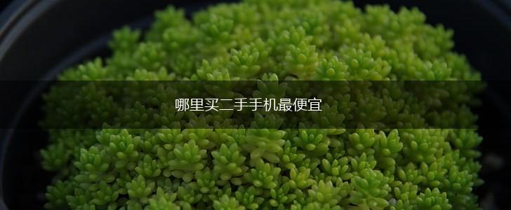 哪里买二手手机最便宜,第1张
