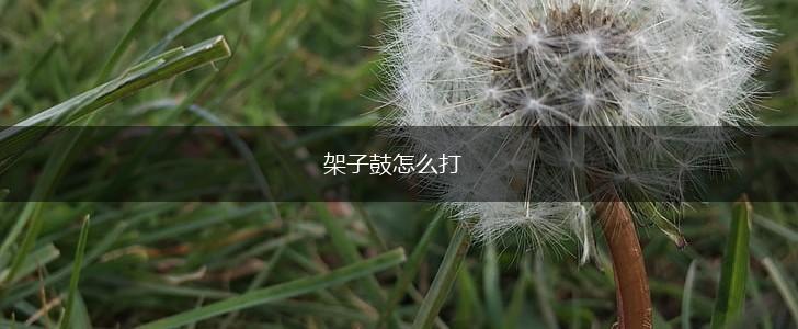 架子鼓怎么打,第1张