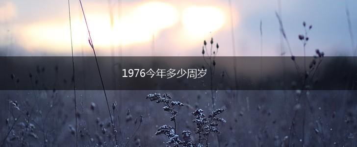 1976今年多少周岁,第1张