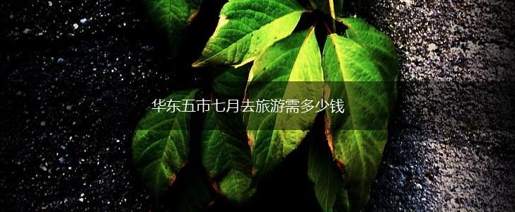 华东五市七月去旅游需多少钱,第1张