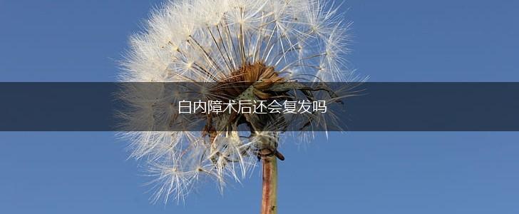 白内障术后还会复发吗,第1张