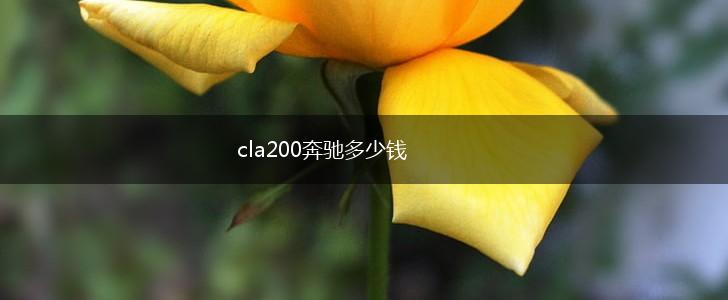 cla200奔驰多少钱,第1张