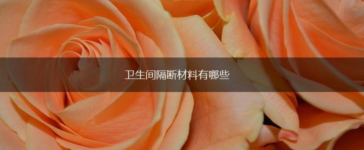 卫生间隔断材料有哪些,第1张