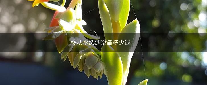 移动水洗沙设备多少钱,第1张