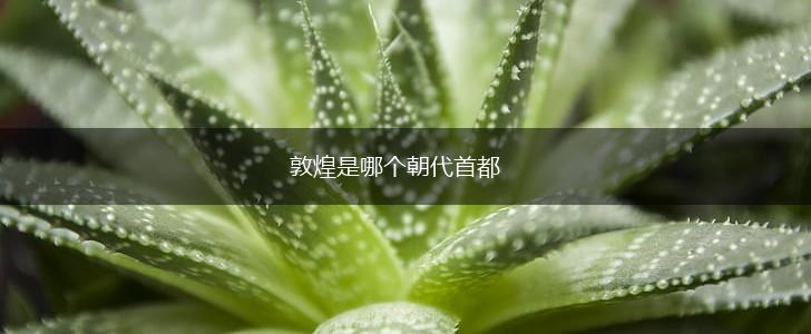 敦煌是哪个朝代首都,第1张