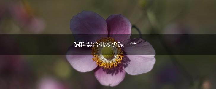 饲料混合机多少钱一台,第1张