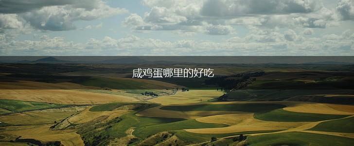 咸鸡蛋哪里的好吃,第1张