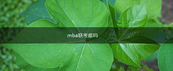 mba联考难吗,第1张