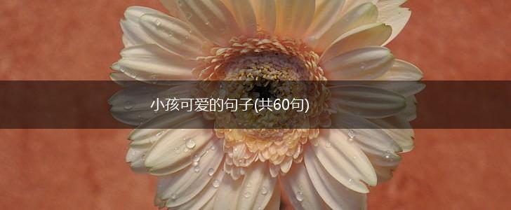 小孩可爱的句子(共60句),第1张