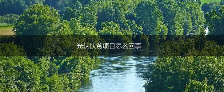 光伏扶贫项目怎么回事,第1张