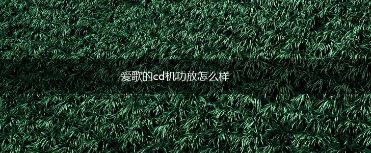 爱歌的cd机功放怎么样,第1张