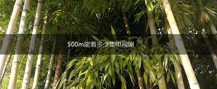 500m能看多少集电视剧,第1张