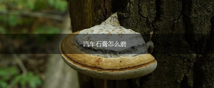 汽车石膏怎么磨,第1张