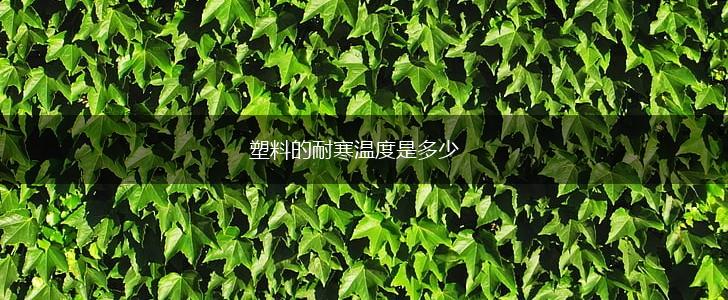 塑料的耐寒温度是多少,第1张