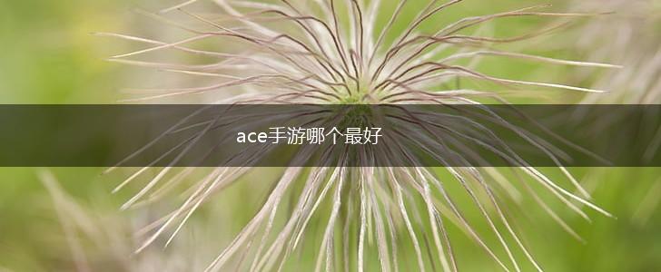 ace手游哪个最好,第1张