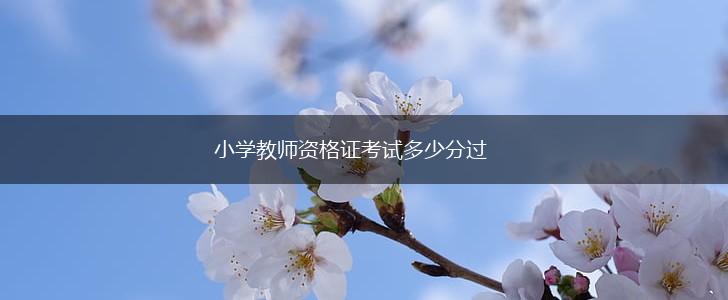 小学教师资格证考试多少分过,第1张