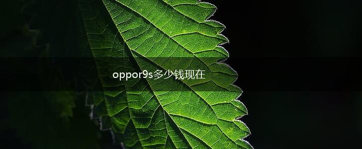 oppor9s多少钱现在,第1张