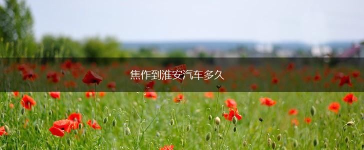 焦作到淮安汽车多久,第1张