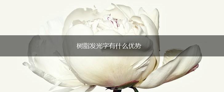 树脂发光字有什么优势,第1张