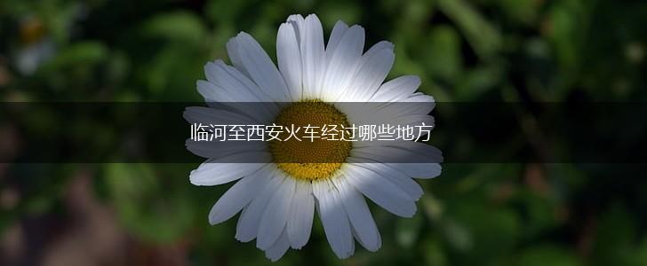 临河至西安火车经过哪些地方,第1张