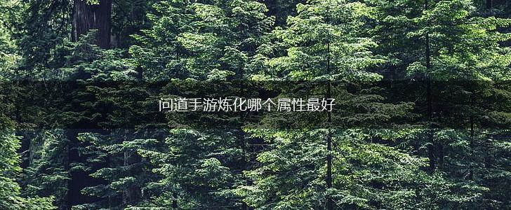 问道手游炼化哪个属性最好,第1张
