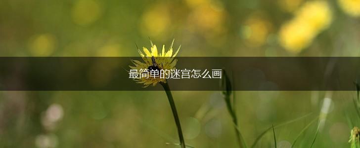 最简单的迷宫怎么画,第1张