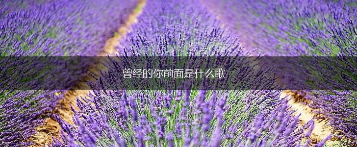 曾经的你前面是什么歌,第1张